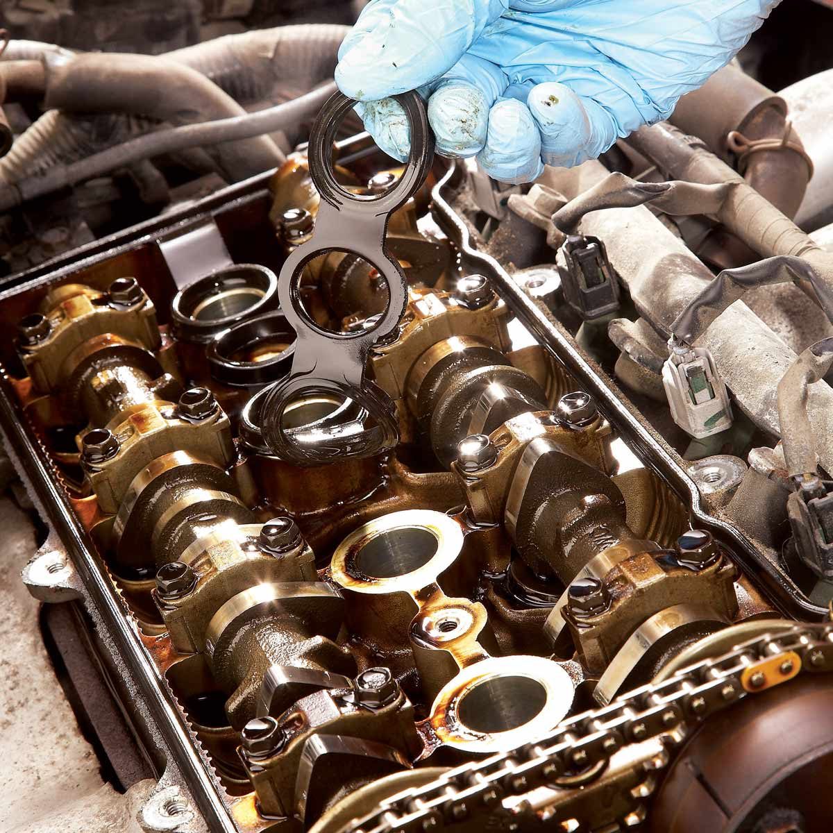how an engine looks with the valve cover removed - Cyrus Auto Parts